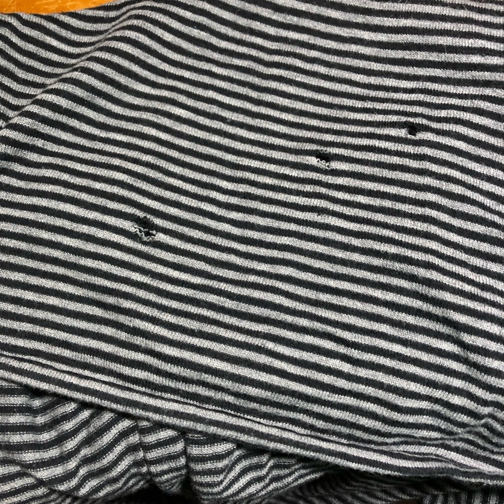 Norma Kamali Gray & Black Waterfall Cardigan XL - Picture 8 of 8